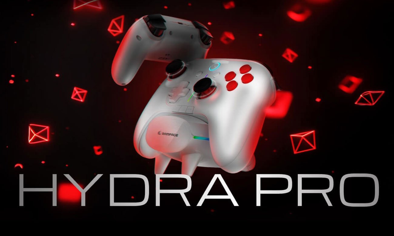 Kontroler Rampage Hydra Pro Wireless White - Grafika lifestyle