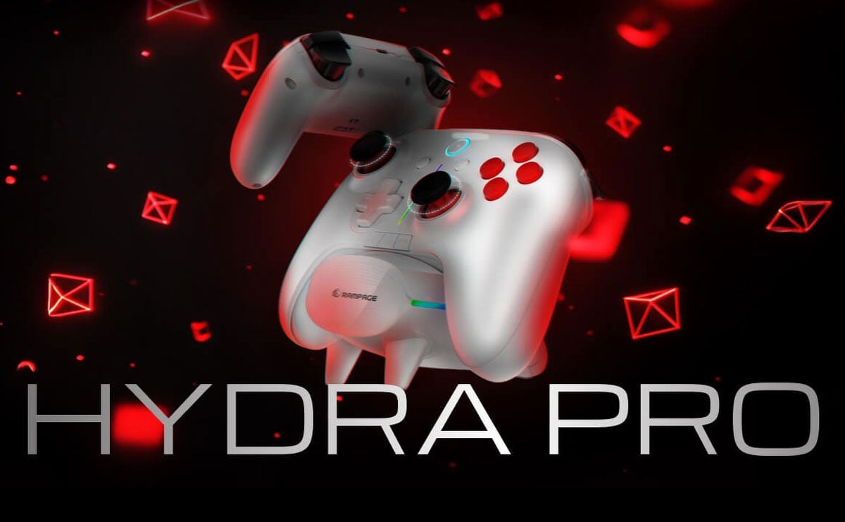 Kontroler Rampage Hydra Pro Wireless White - Grafika lifestyle