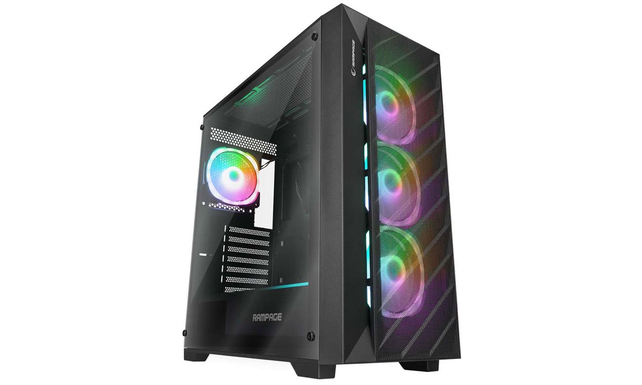 Obudowa Rampage Prime Mesh ARGB Black