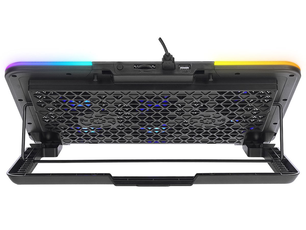 Podstawka chłodząca pod laptopa 15,6'' Rampage Sixpower R9 - Widok od tyłu