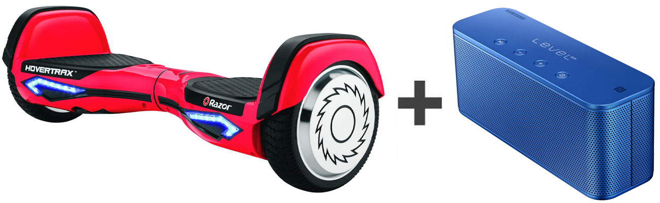 Razor Hovertrax 2.0 + Samsung Level Box Mini