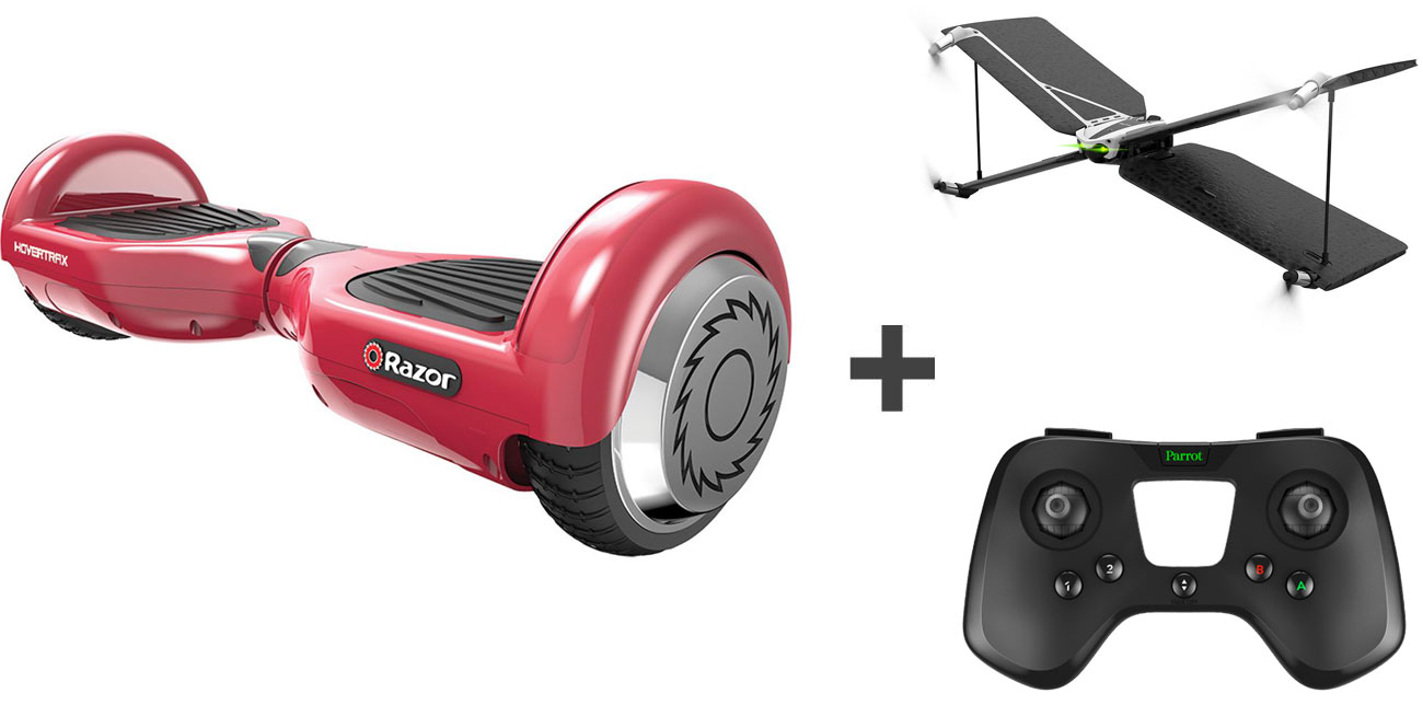 Zestaw Razor Hovertrax 1.0 + Dron Parrot Swing