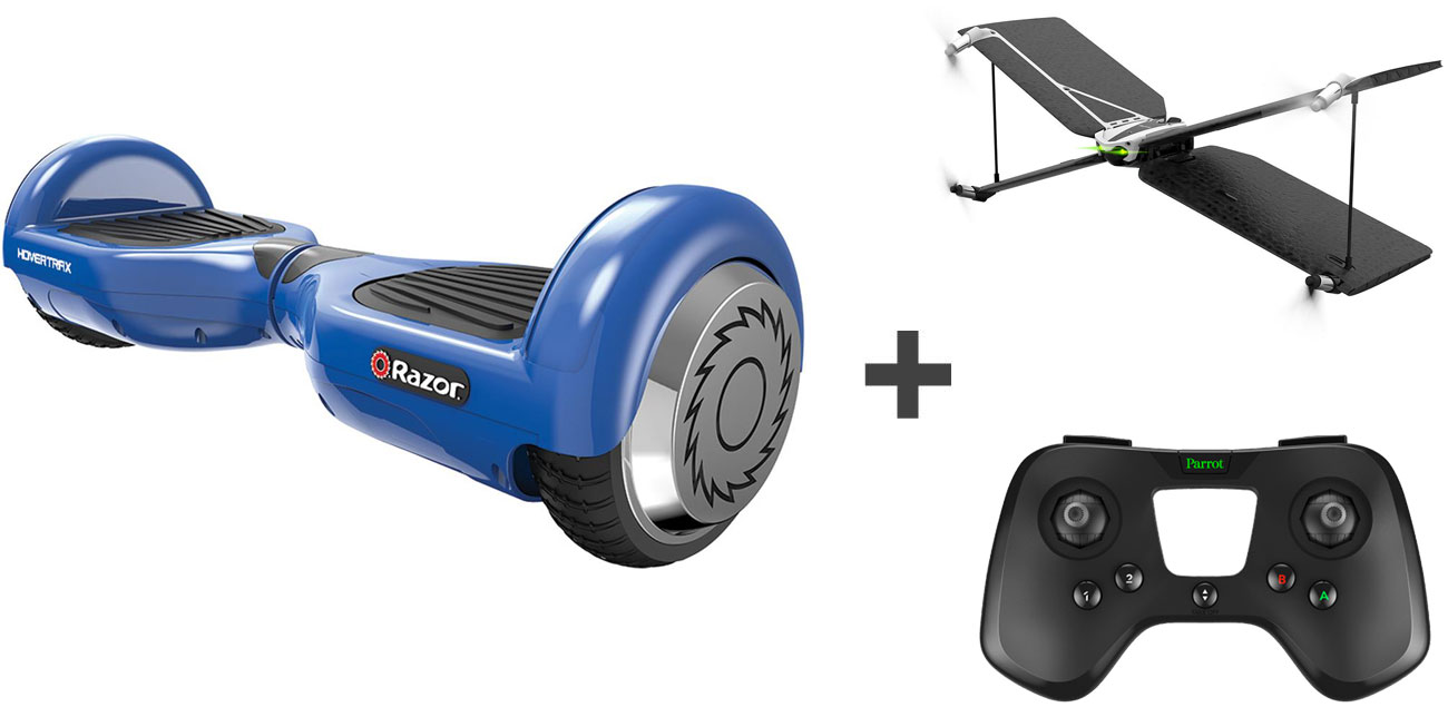 Zestaw Razor Hovertrax 1.0 + Dron Parrot Swing