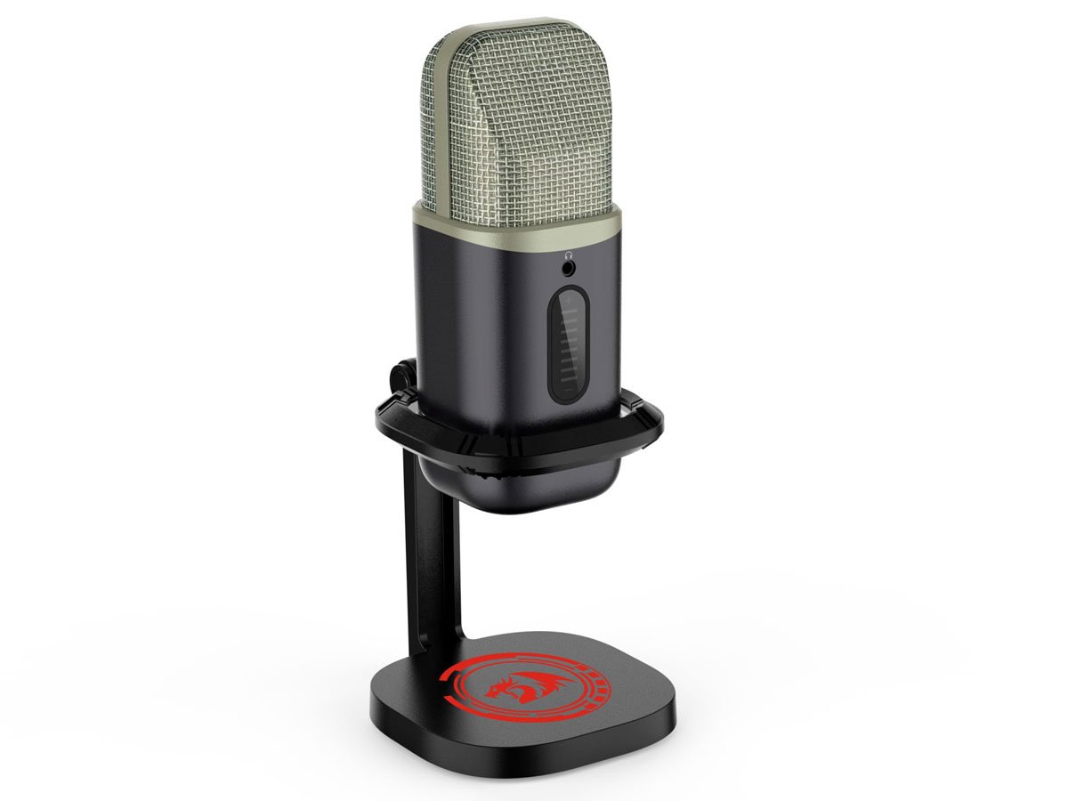 Mikrofon Redragon GM305 Echowave - Widok od przodu pod kątem