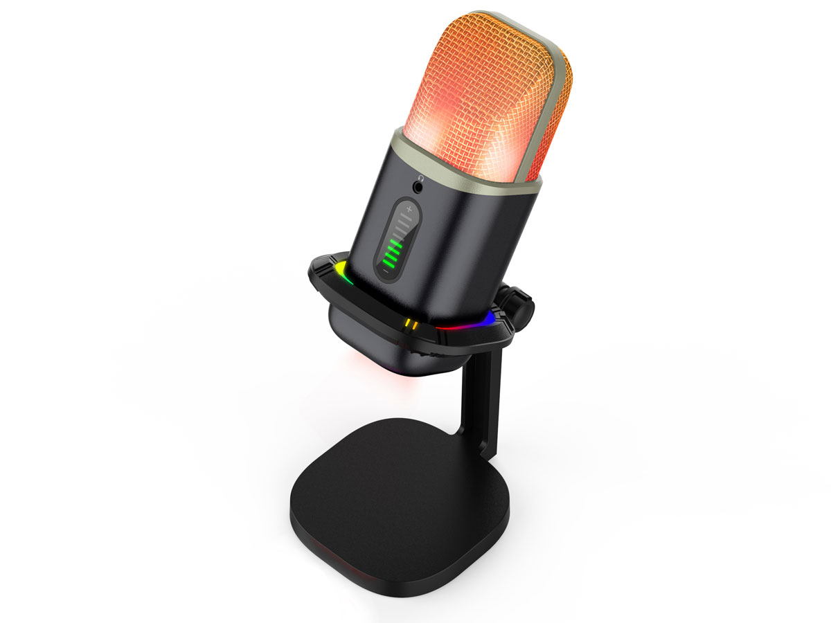 Mikrofon Redragon GM305 Echowave - Widok od przodu pod kątem