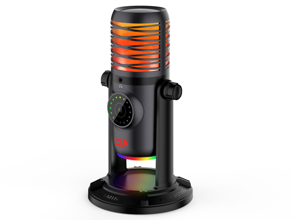 Mikrofon Redragon GM306 Stellaris - Widok od przodu pod kątem