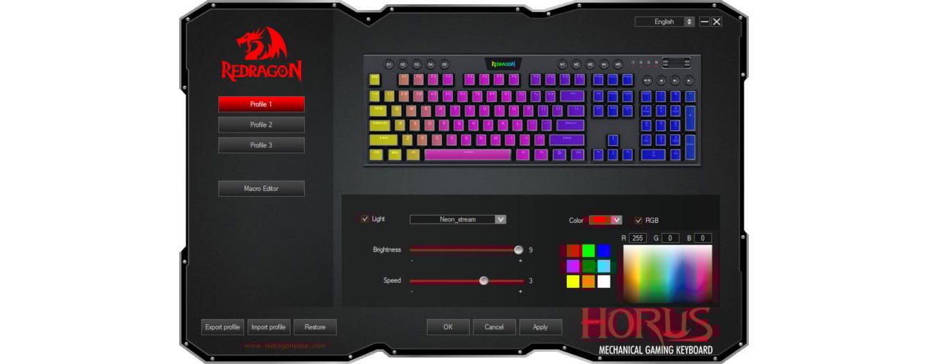 Redragon Horus RGB