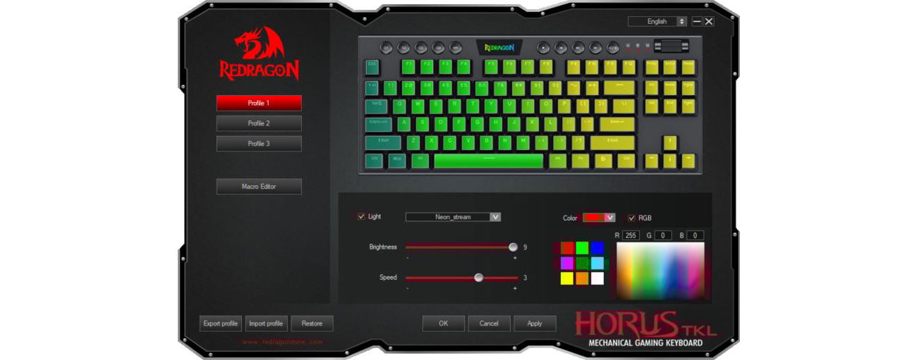 Redragon Horus TKL RGB