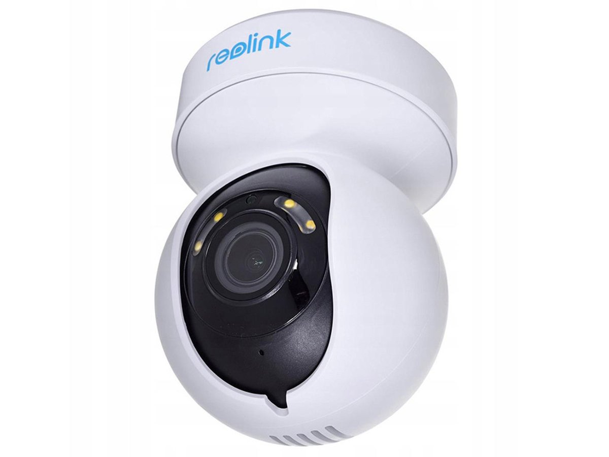 Inteligentna zewnętrzna kamera obrotowa Reolink E Series E560P - Widok od przodu pod kątem