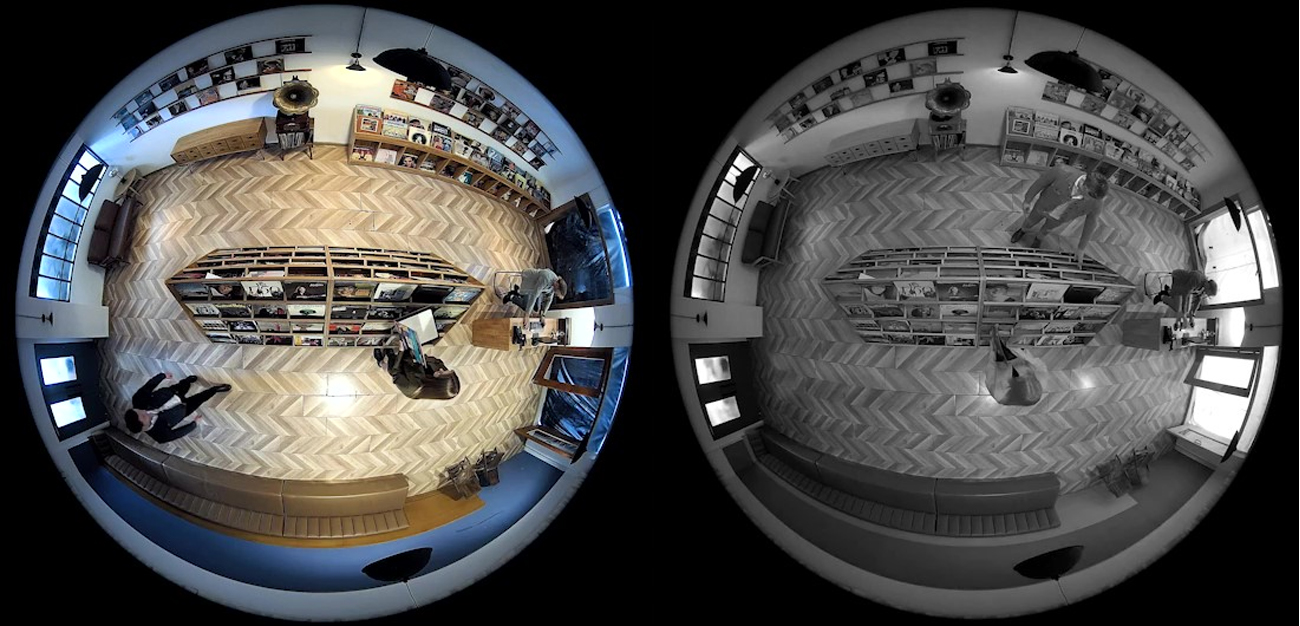 Kamera 360° Reolink FISHEYE FE-W Wi-Fi - Tryb poczwórnego widoku