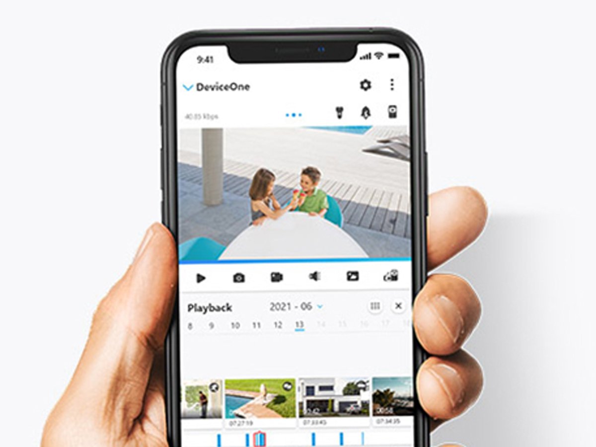 Inteligentna kamera zewnętrzna 4G G330 - Grafika lifestyle