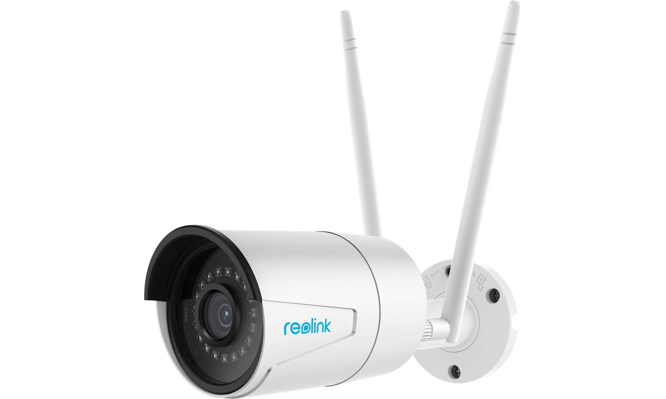 Inteligentna kamera Reolink RLC-410W Biała - Widok od przodu pod kątem