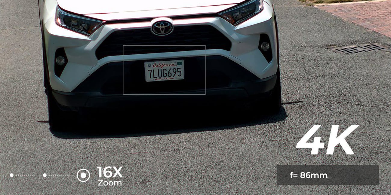 Inteligentna kamera obrotowa Reolink RLC-823A 16X - Szesnastokrotny zoom optyczny