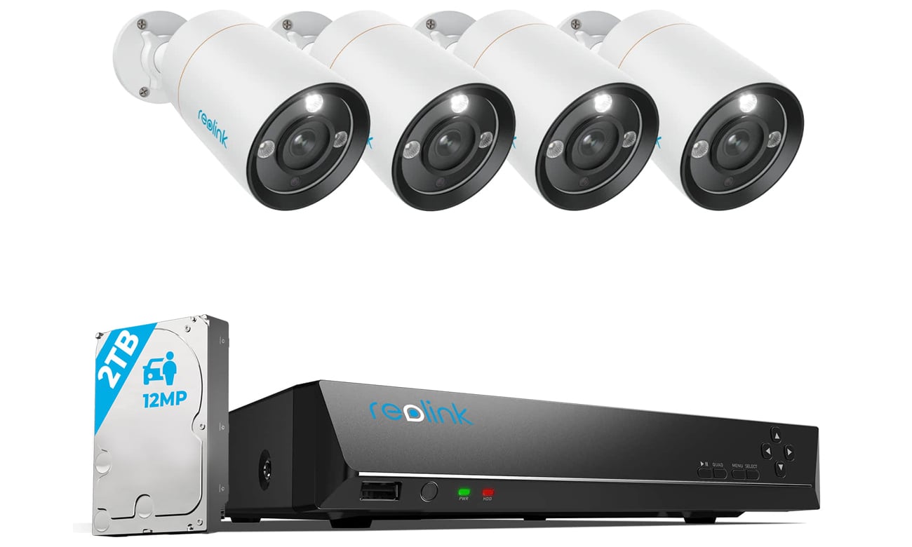 Zestaw Reolink RLK8-1200B4-A (2.8MM) - Zawartość