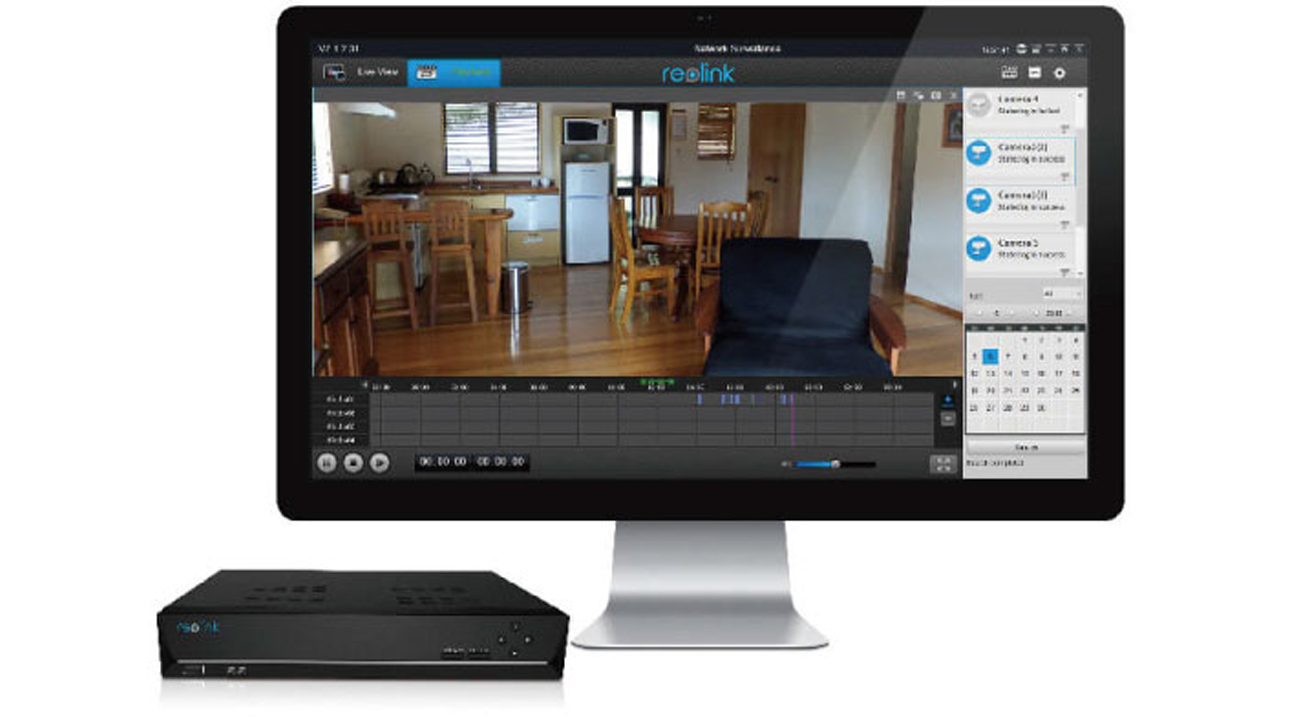 8-kanałowy rejestrator Reolink RLN8-410 z dyskiem 2 TB - Ciągłe nagrywanie 24/7