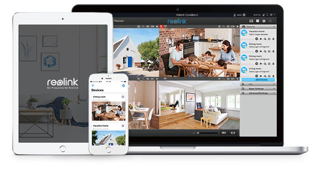 8-kanałowy rejestrator Reolink RLN8-410 z dyskiem 2 TB - Lokalny i zdalny dostęp