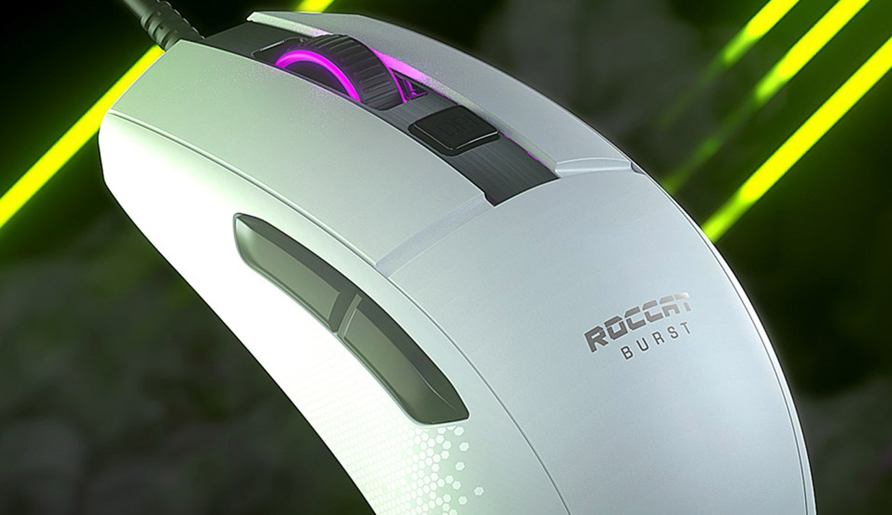 Mysz dla graczy Roccat Burst Core AIMO biała