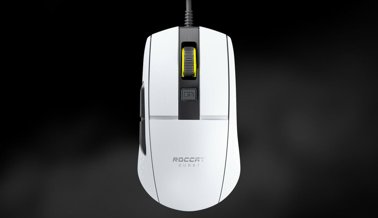 Mysz dla graczy Roccat Burst Core AIMO biała