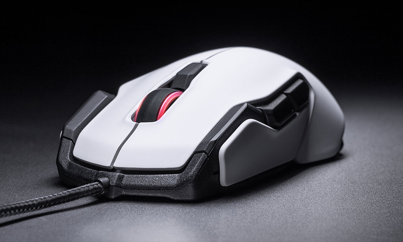 Roccat KOVA AIMO RGB Biała - Przyciski, rolka