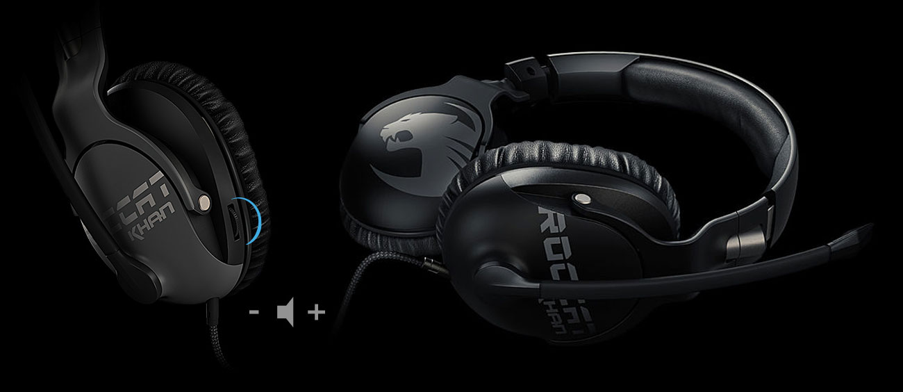 Roccat Khan Pro intuicyjne sterowanie