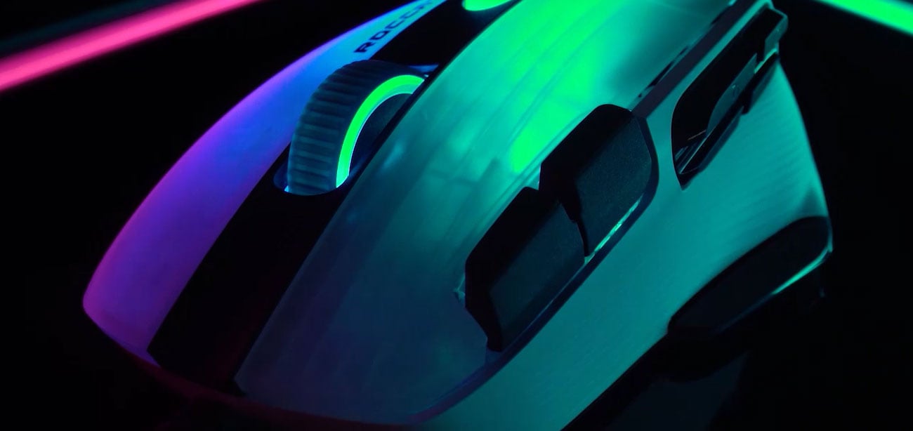 Roccat Kone XP podświetlenie RGB