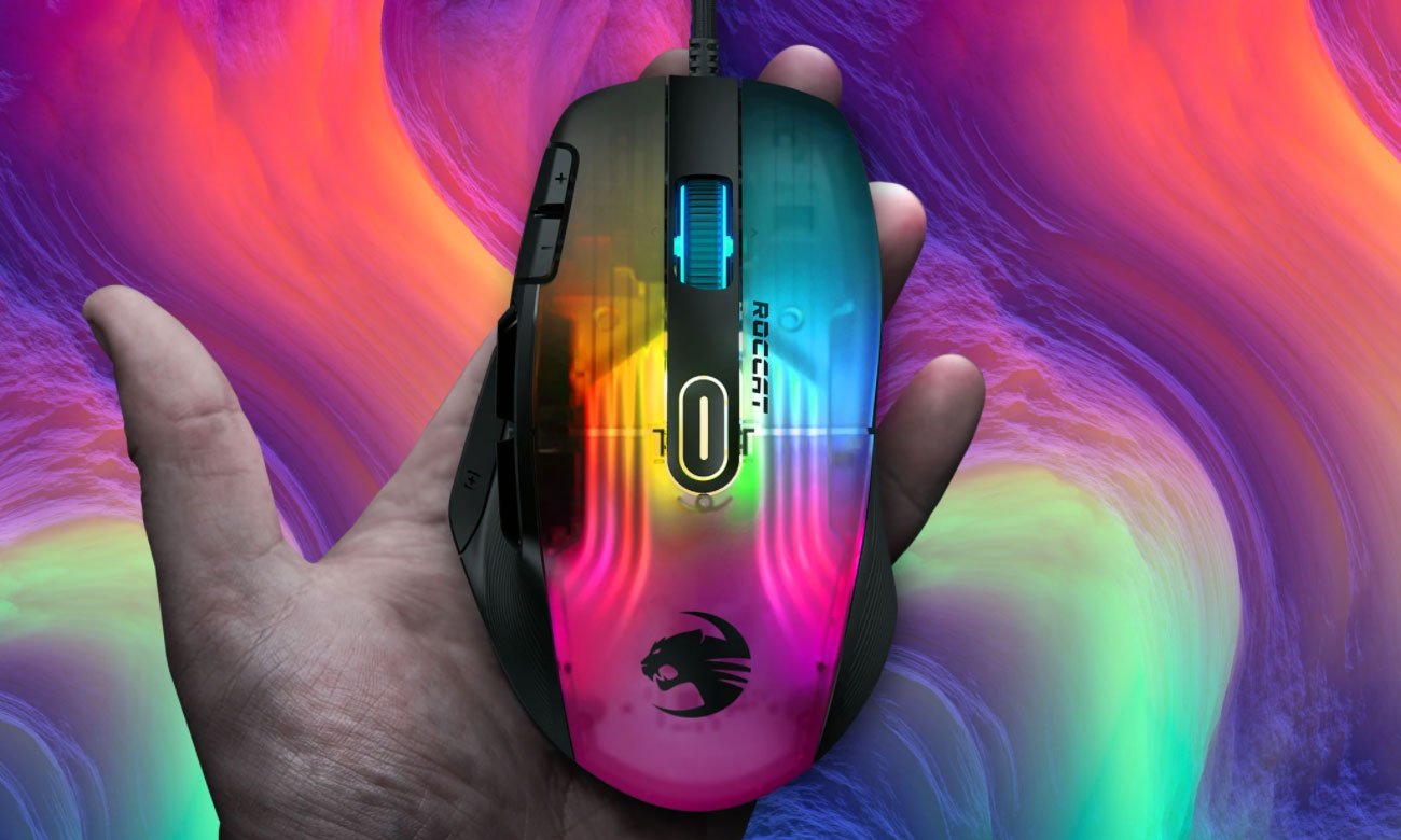 Roccat Kone XP podświetlenie RGB