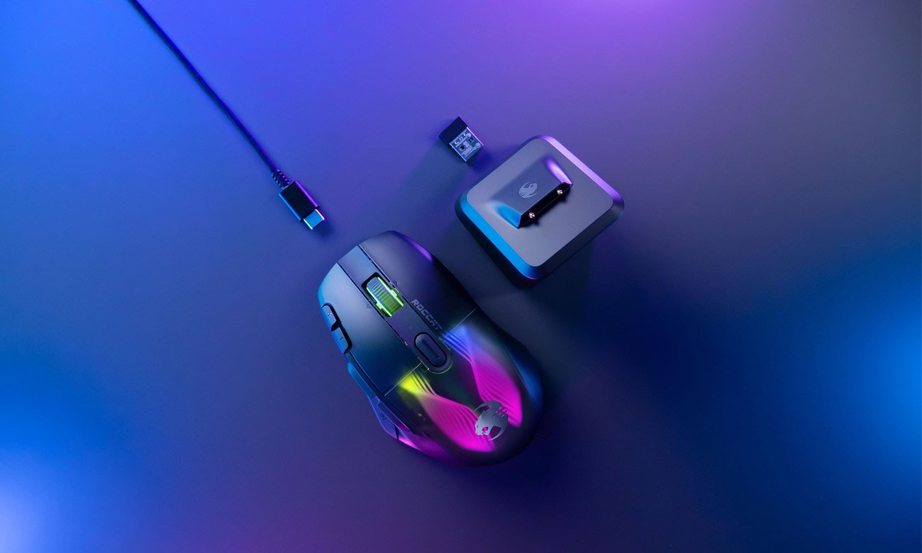 Bezprzewodowa mysz dla graczy Roccat Kone XP Air