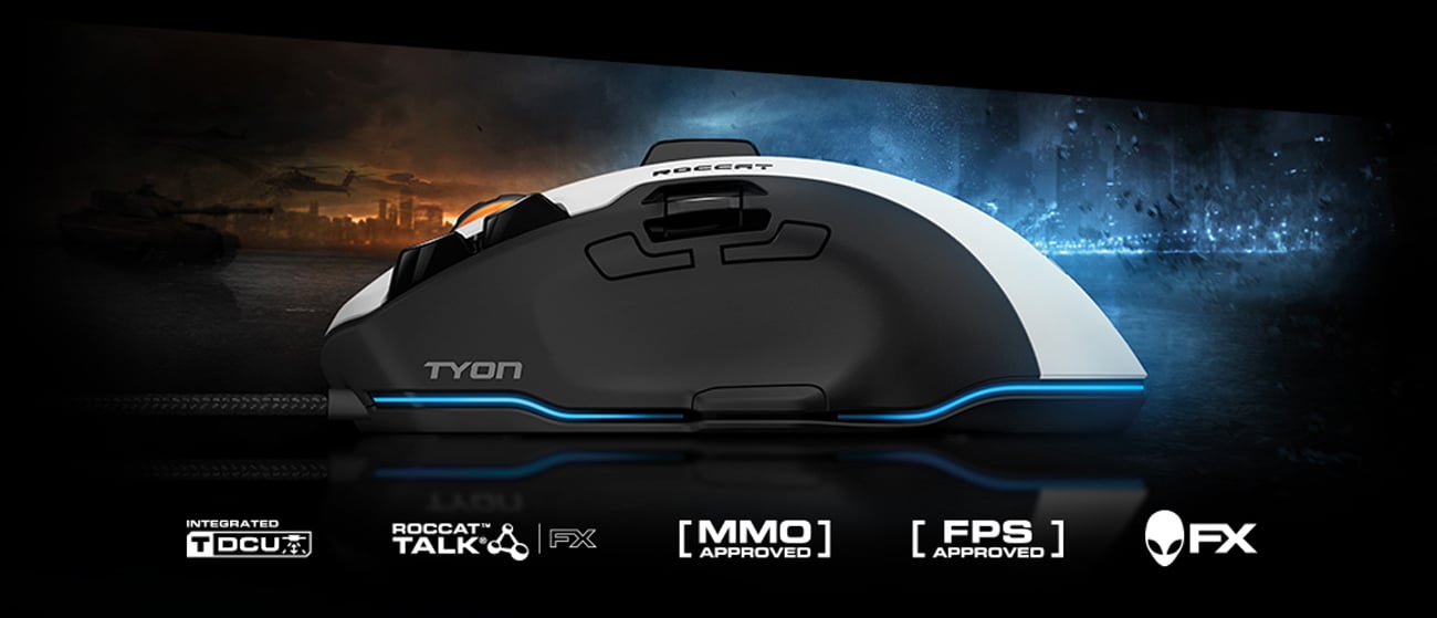 Mysz przewodowa Roccat Lua ROC-11-310 z góry