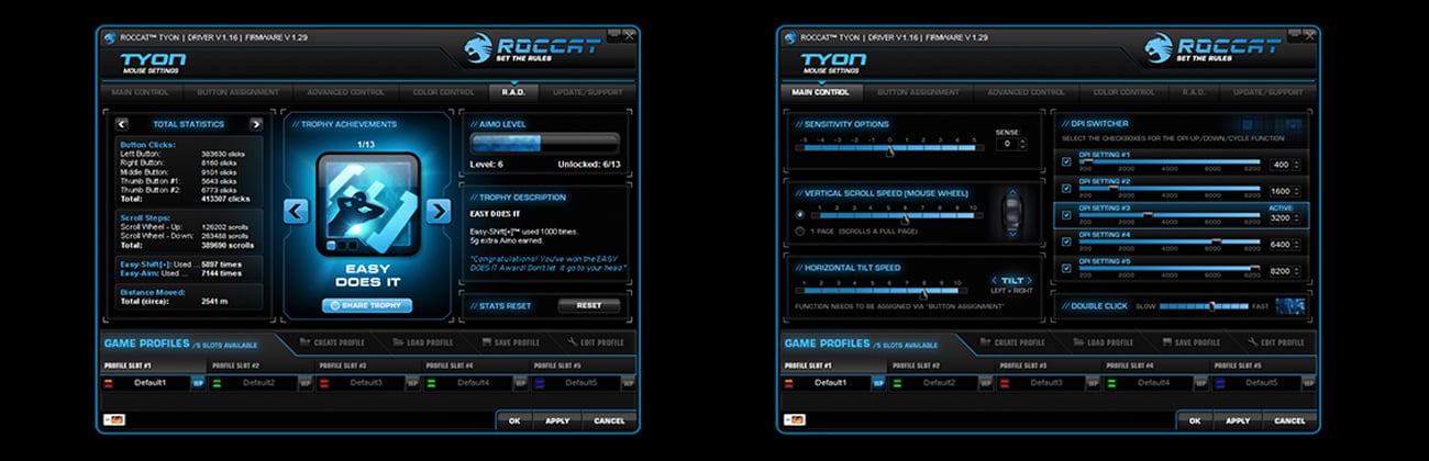 Mysz przewodowa Roccat Lua ROC-11-310 z perspektywy
