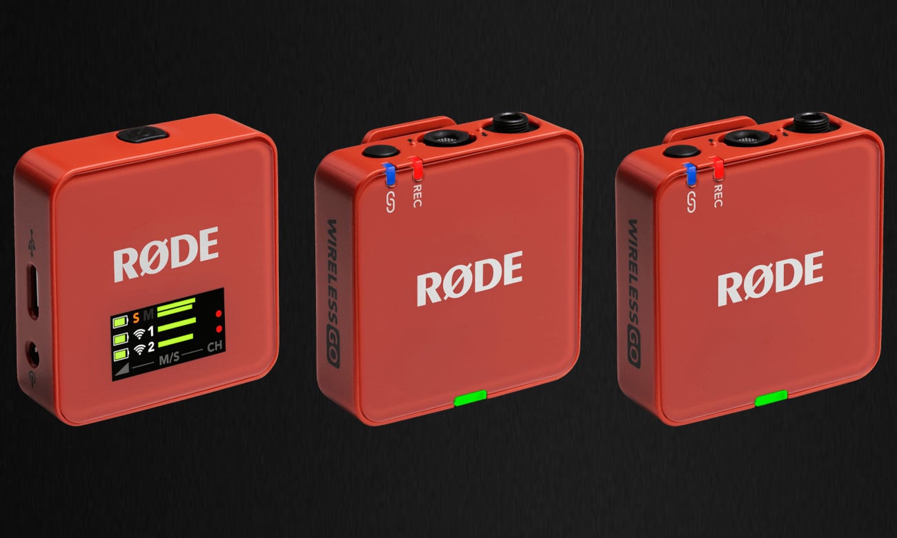 RØDE Wireless GO (Gen 3) Clay - Grafika z tłem