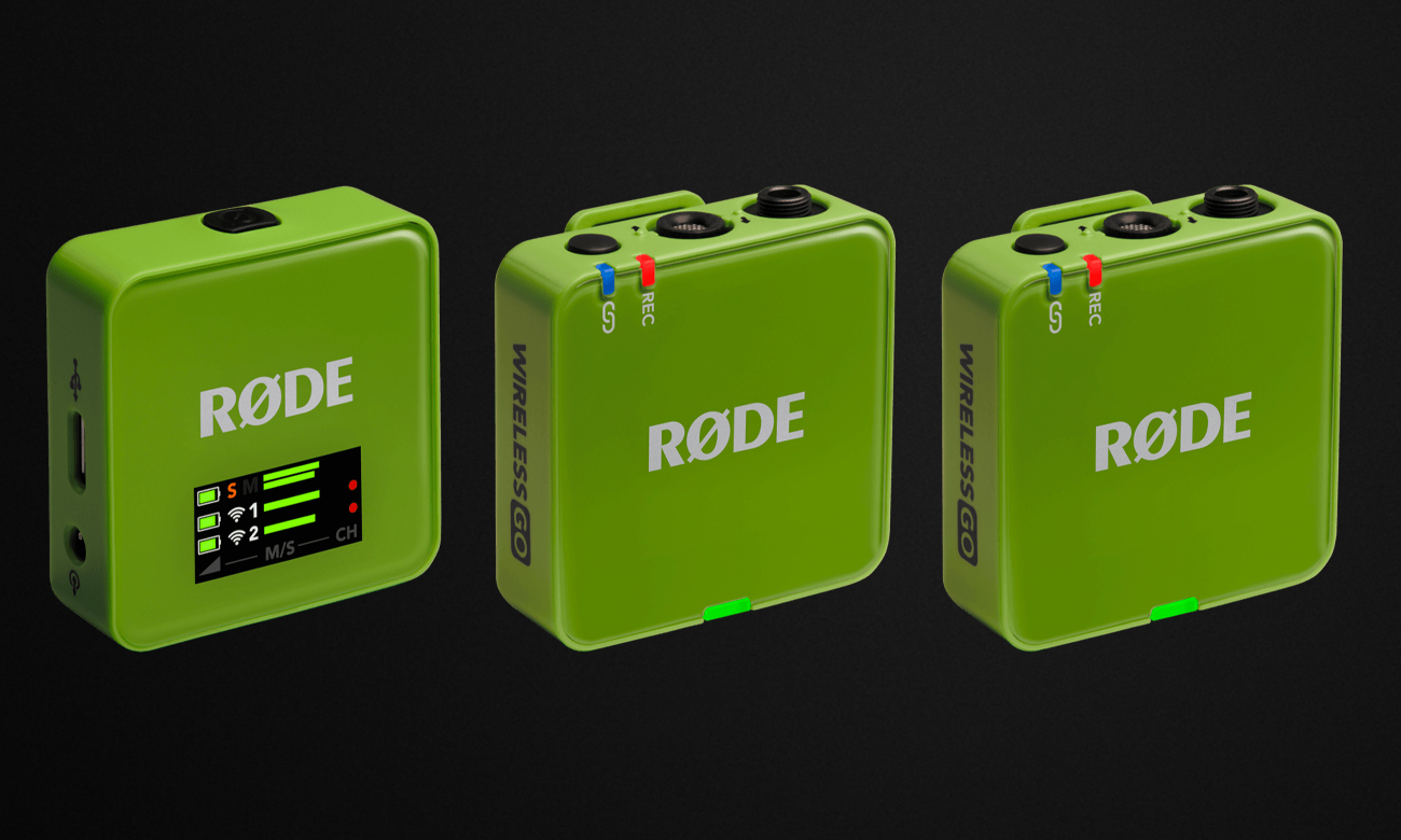 RØDE Wireless GO (Gen 3) Green - Grafika z tłem