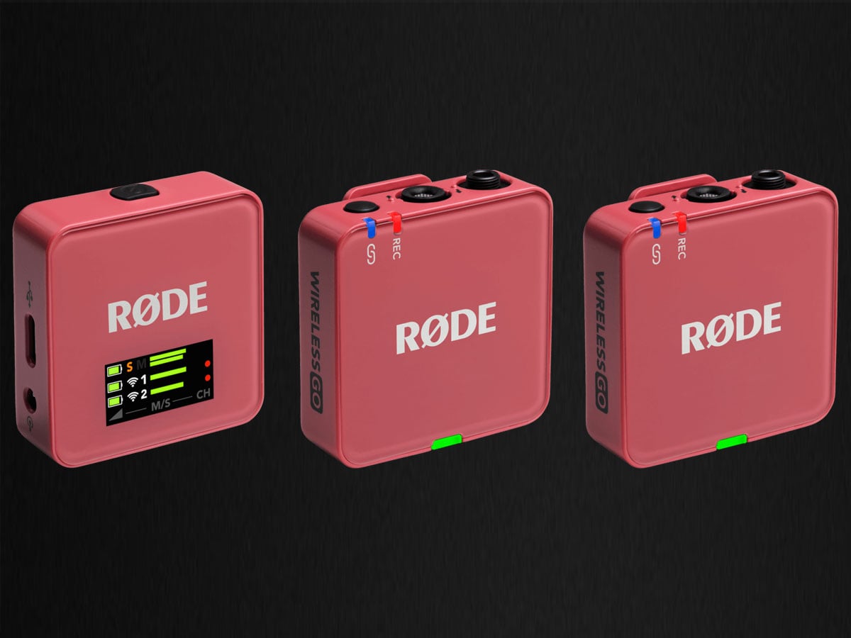 RØDE Wireless GO (Gen 3) Rose - Grafika z tłem