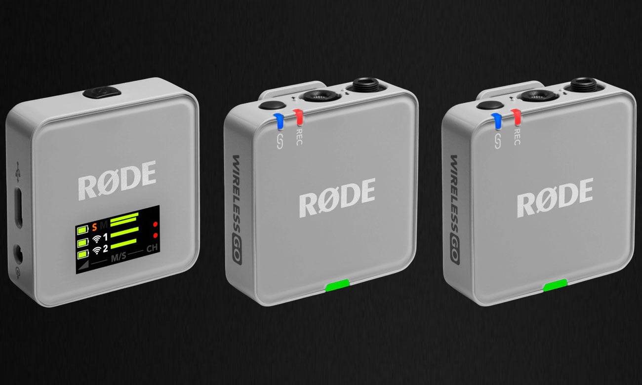 RØDE Wireless GO (Gen 3) Stone - Grafika z tłem