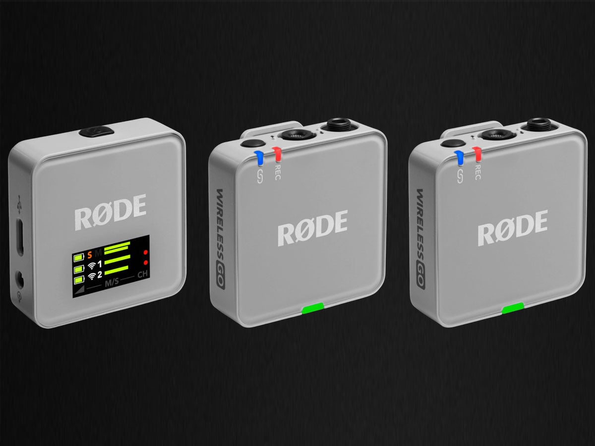 RØDE Wireless GO (Gen 3) Stone - Grafika z tłem