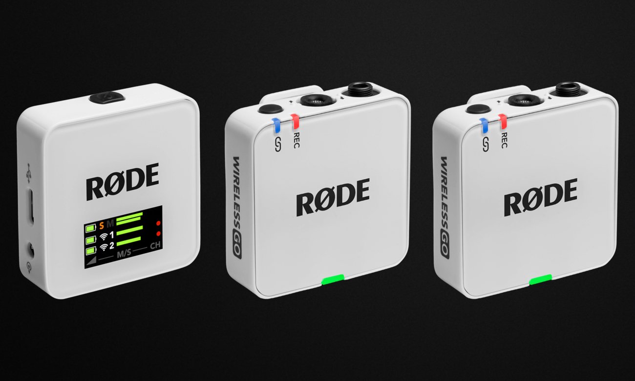 RØDE Wireless GO (Gen 3) White - Grafika z tłem