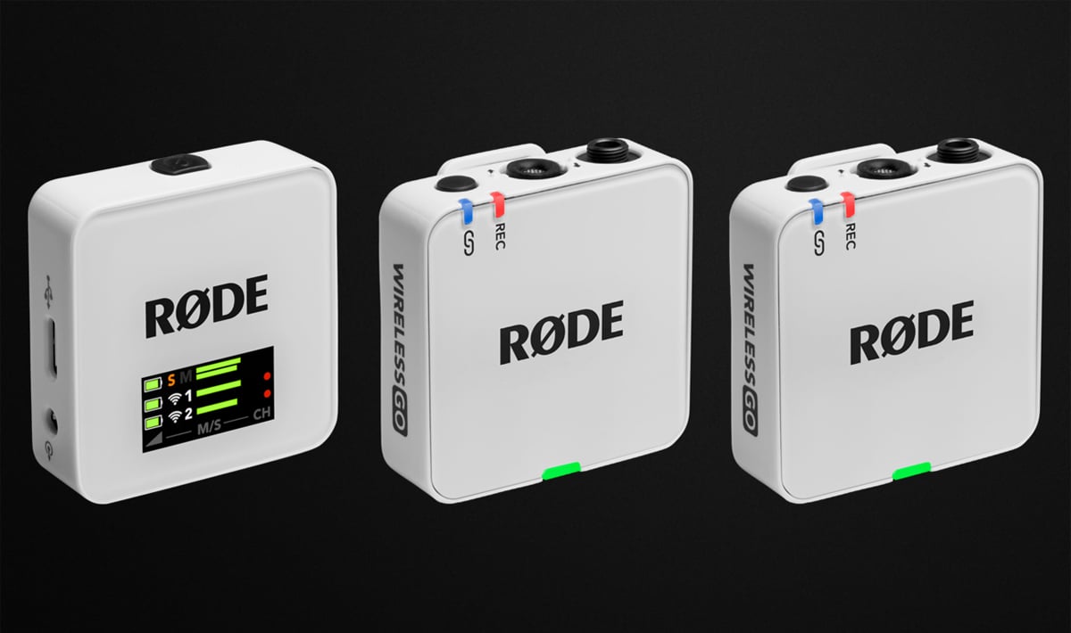 RØDE Wireless GO (Gen 3) White - Grafika z tłem