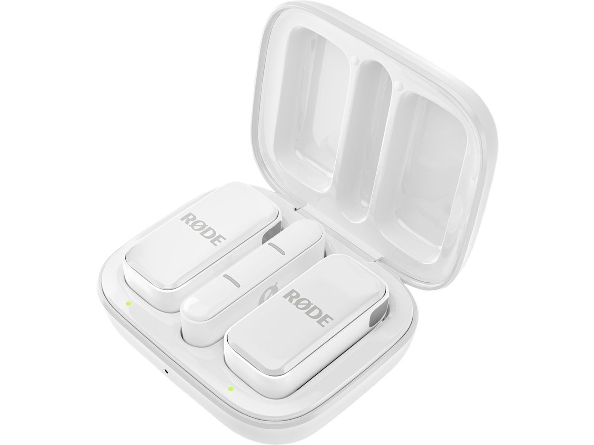 RØDE Wireless Micro USB-C Biały - Widok ogólny pod kątem