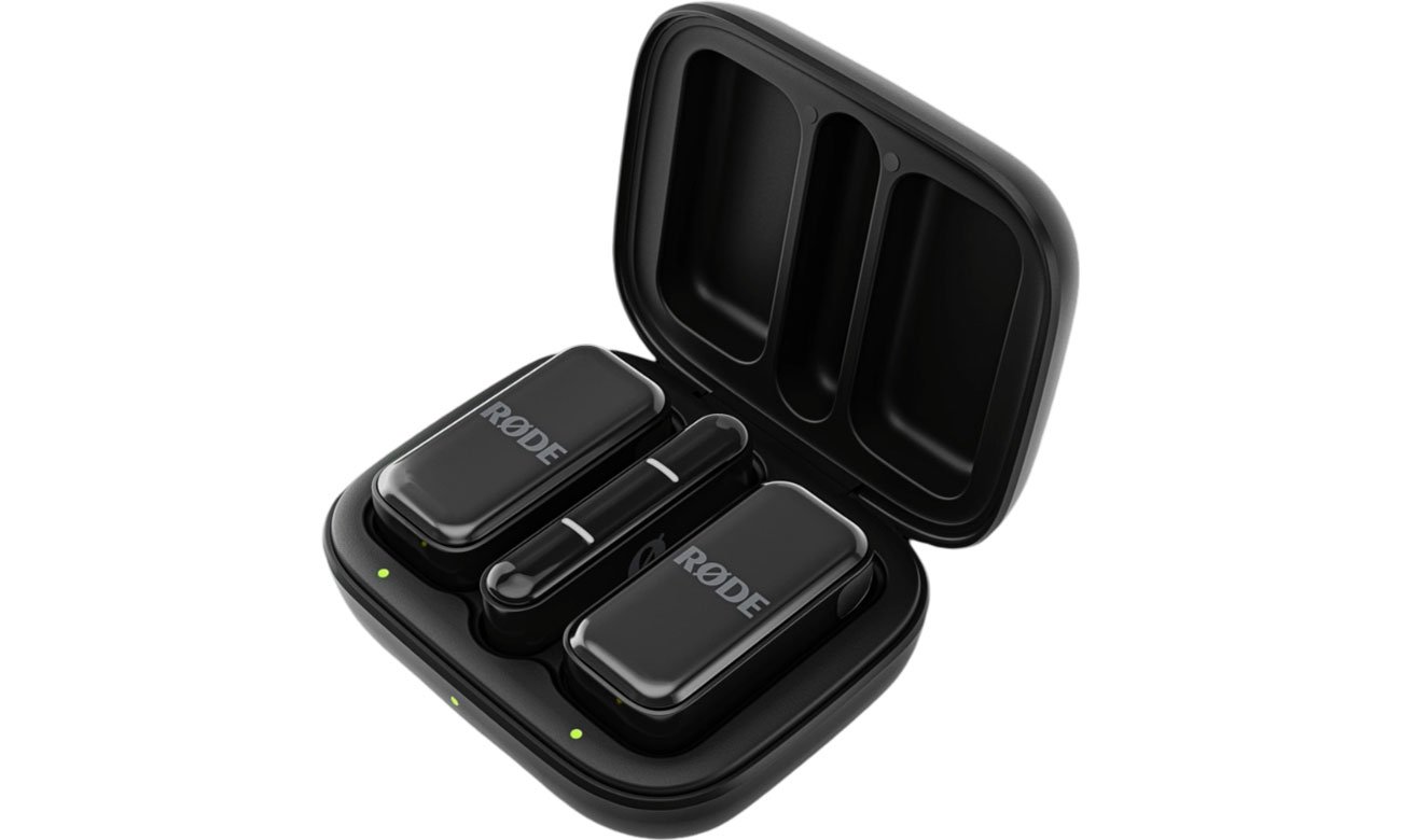 RØDE Wireless Micro USB-C Czarny - Widok ogólny pod kątem