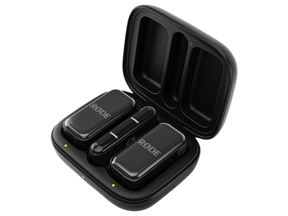 RØDE Wireless Micro USB-C Czarny - Widok ogólny pod kątem
