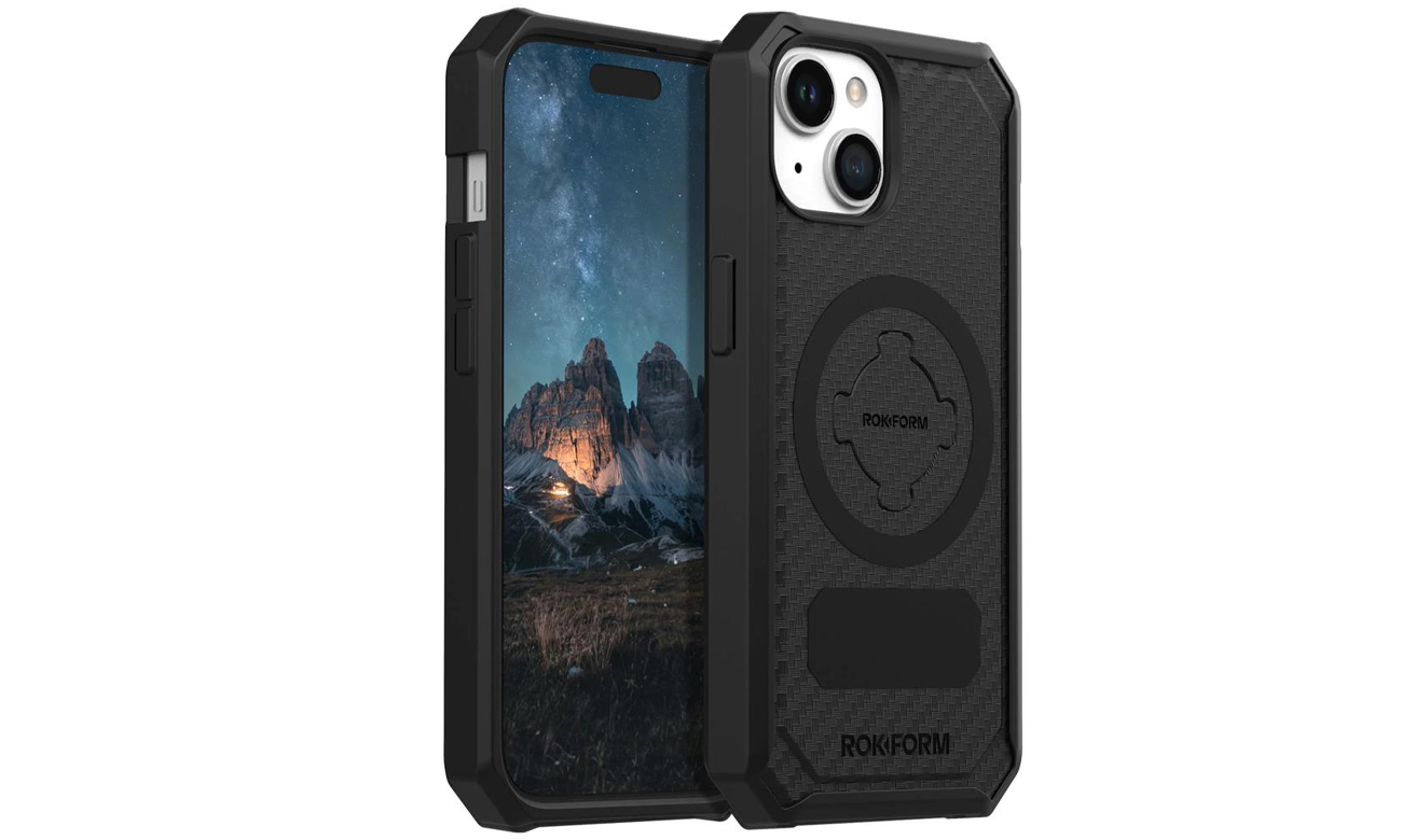 Rugged Rokform für Apple iPhone 15 schwarz