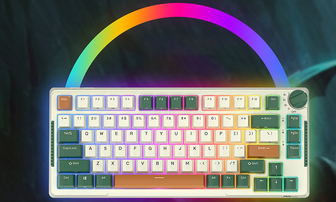Royal Kludge RKH81 RGB paleta barw