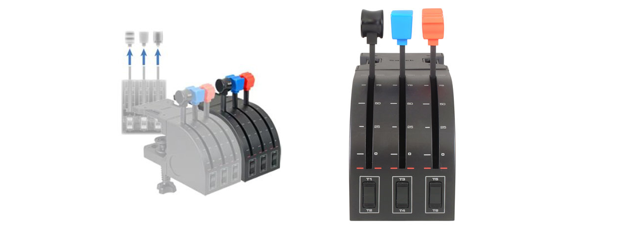 Thrustmaster T.Flight Stick X - przepustnica