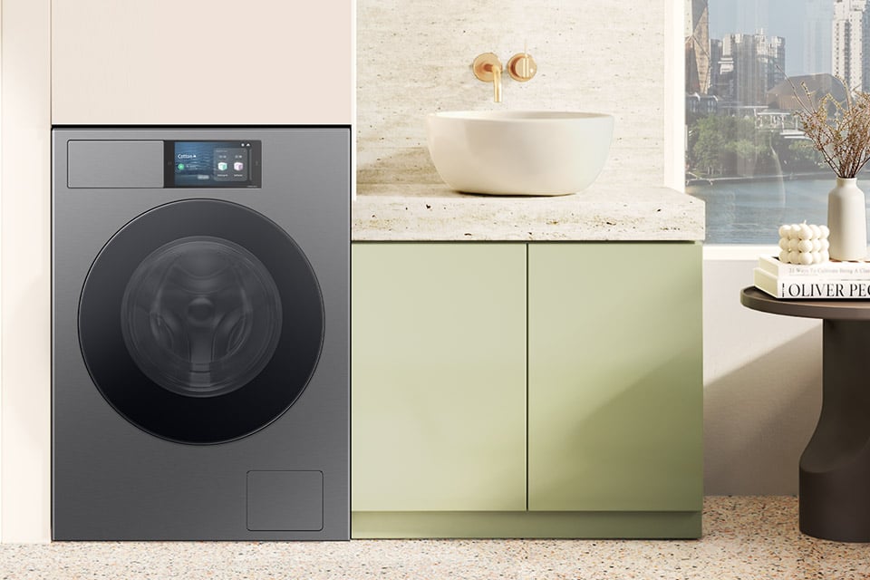 Pralka Bespoke AI 9 kg z inteligentnym ekranem WF90H09C4ST2 