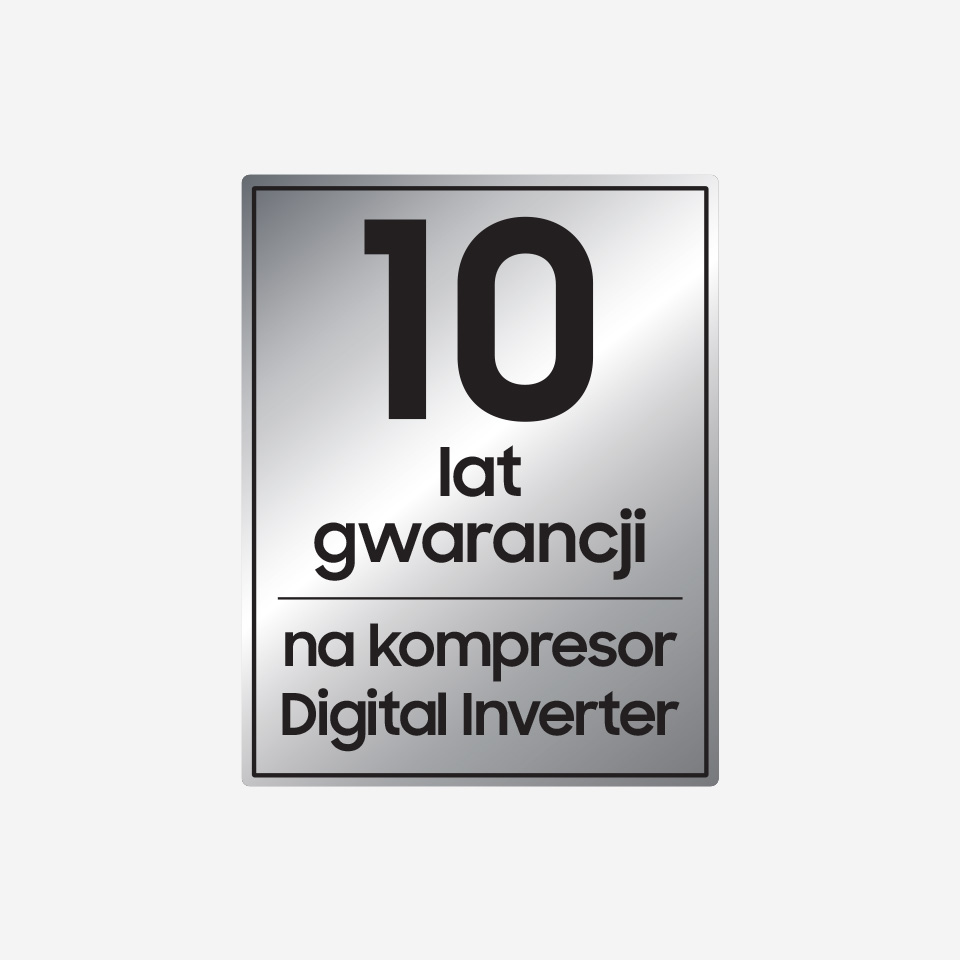 Lodówka Samsung RB34C7B5CAP ma kompresor z 10-letnią gwarancją