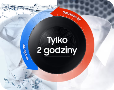 Program Super Szybki 81 min to wyjątkowe rozwiązanie, które pozwala na szybkie pranie i suszenie w zaledwie 2 godziny. Dzięki idealnej kombinacji prania w 39°C i suszenia w 81°C, Twoje ubrania będą gotowe do założenia w rekordowym czasie, bez utraty jakości.