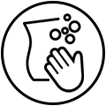 ochrona tkanin ikona