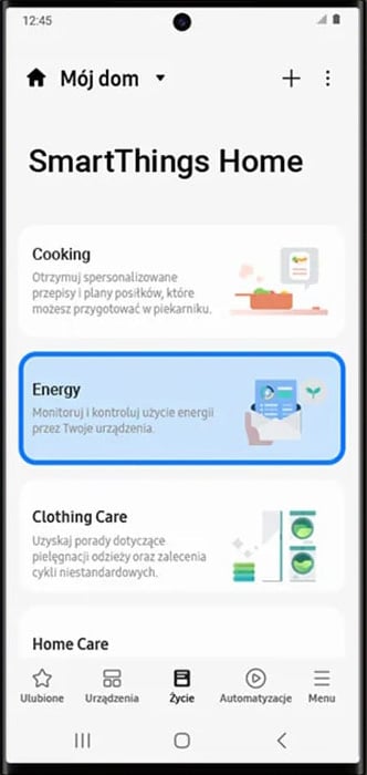 Pralka Samsung WW11DG6B85LKU4 - screenshot - krok 2