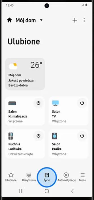 Pralka Samsung WW11DG6B85LKU4 - screenshot - krok 1