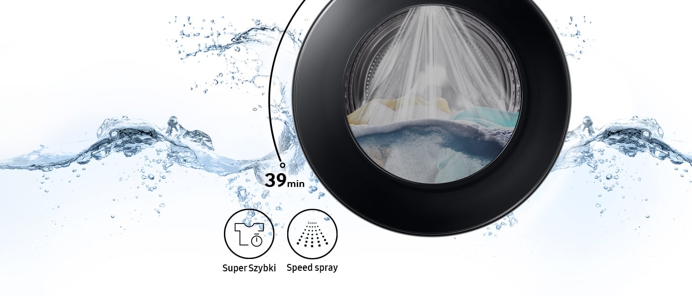 Pralka Samsung WW11DG6B85LKU4 - infografika - program super szybki