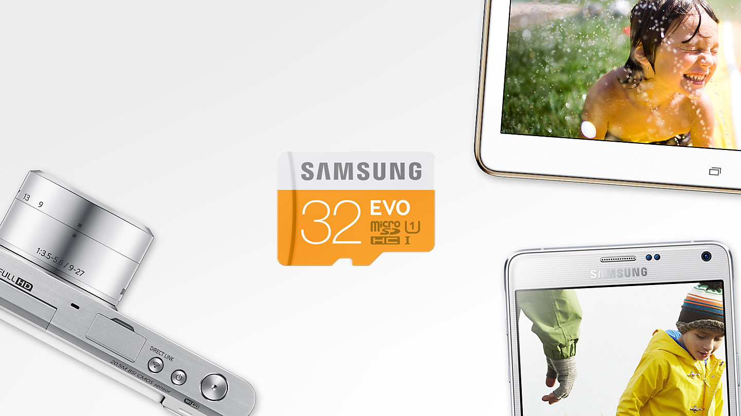 Samsung 32GB microSDHC Evo Nieodłączny towarzysz